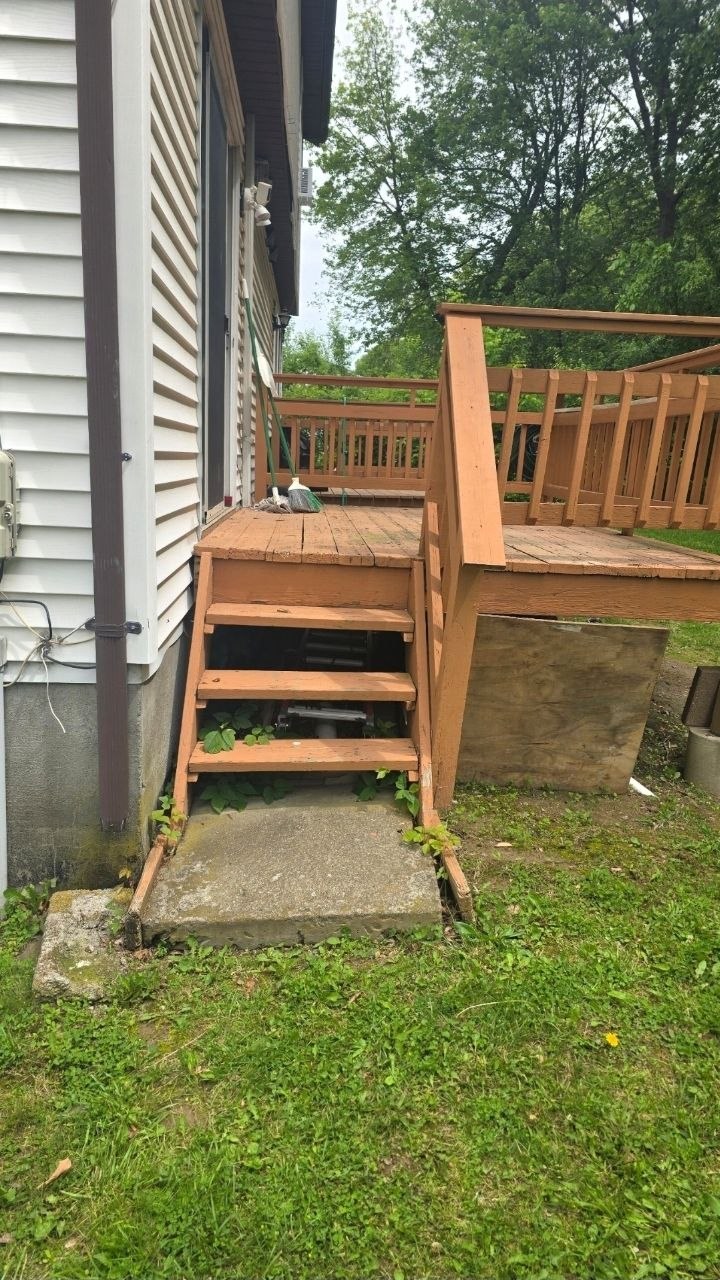Deck before — J&R Enterprise build