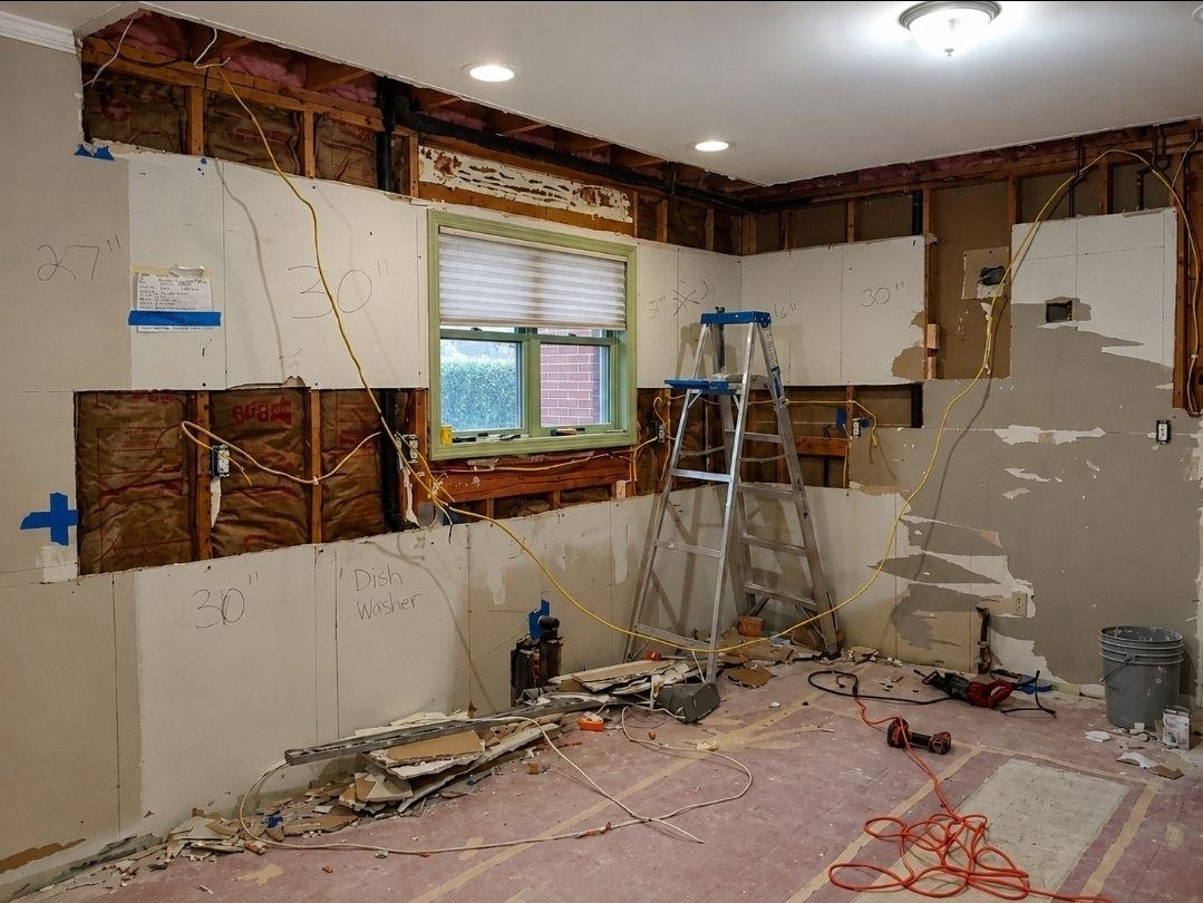 Kitchen before — J&R Enterprise remodel